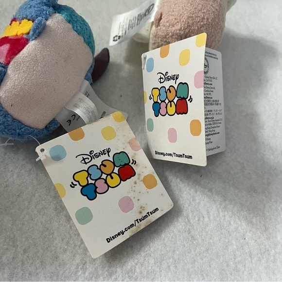 Set of 2 Aulani STITCH & SHELLIE MAE Teddy Bear Tsum Tsum - Picture 6 of 7